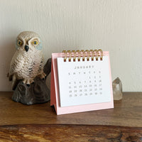 2026 Letterpress Desktop Calendar