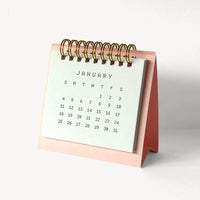 2026 Letterpress Desktop Calendar