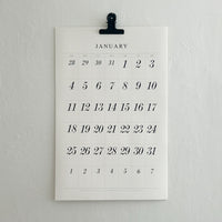 2026 Wall Calendar Classic
