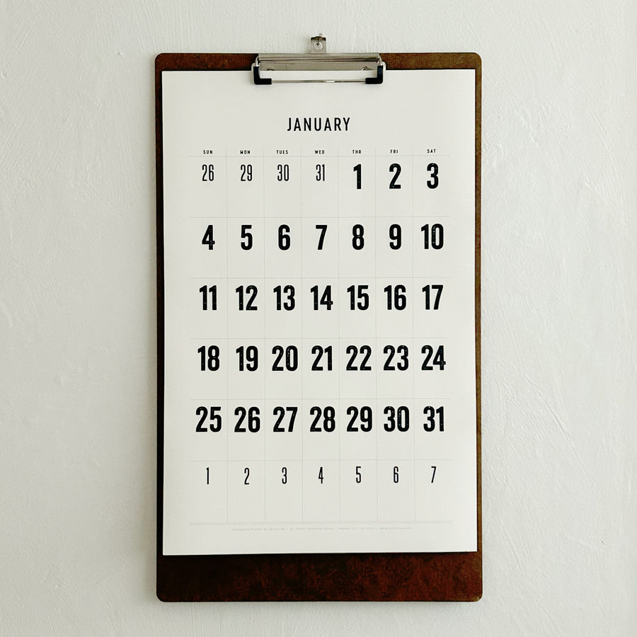 2026 Wall Calendar Original