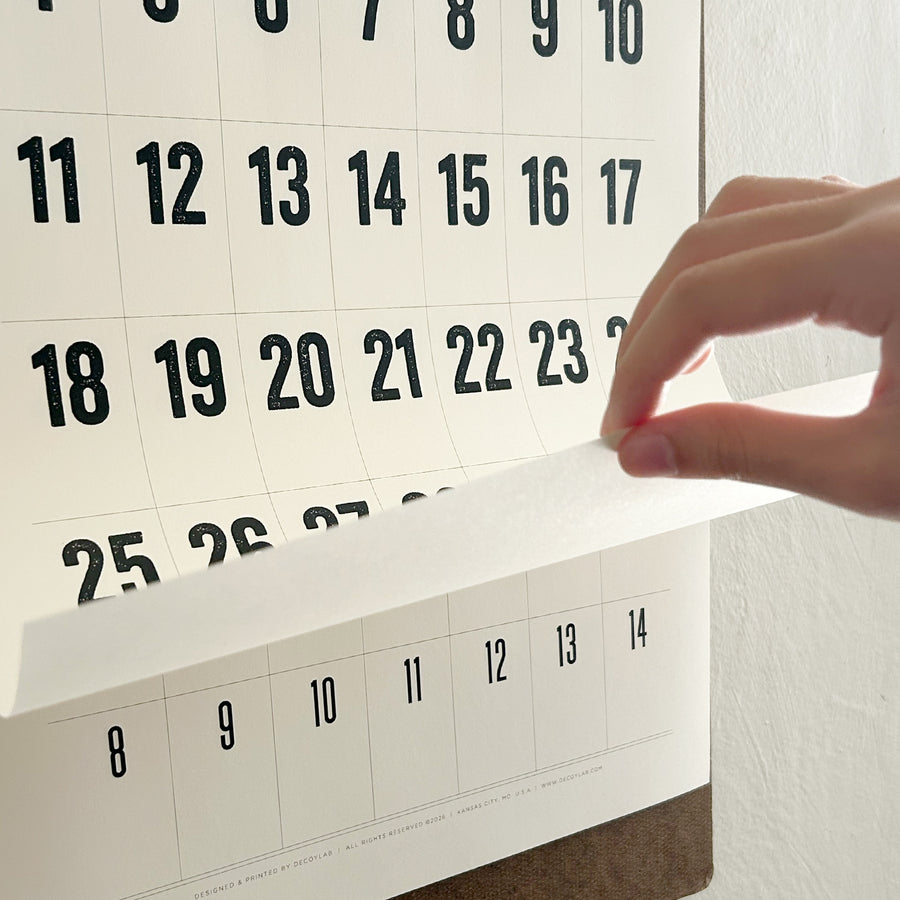 2026 Wall Calendar Original
