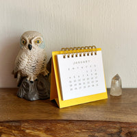 2026 Letterpress Desktop Calendar