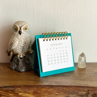 2026 Letterpress Desktop Calendar