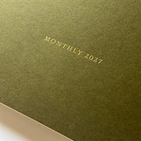 2027 Monthly Planner Dated