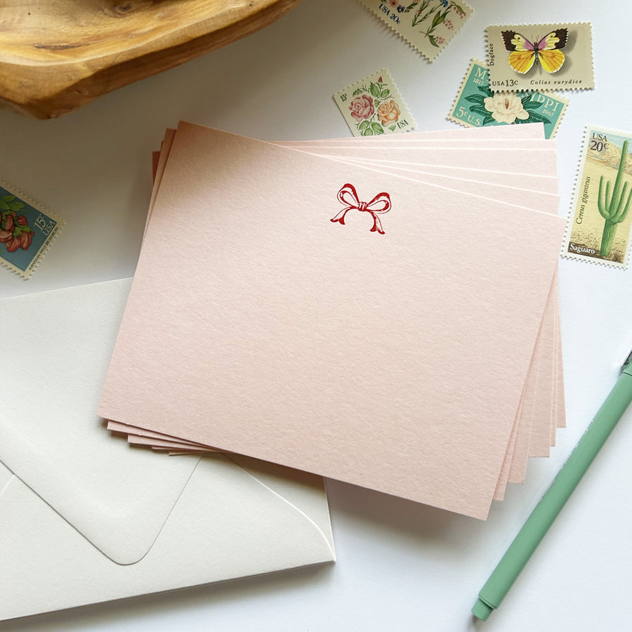 Ribbon Note Card Set