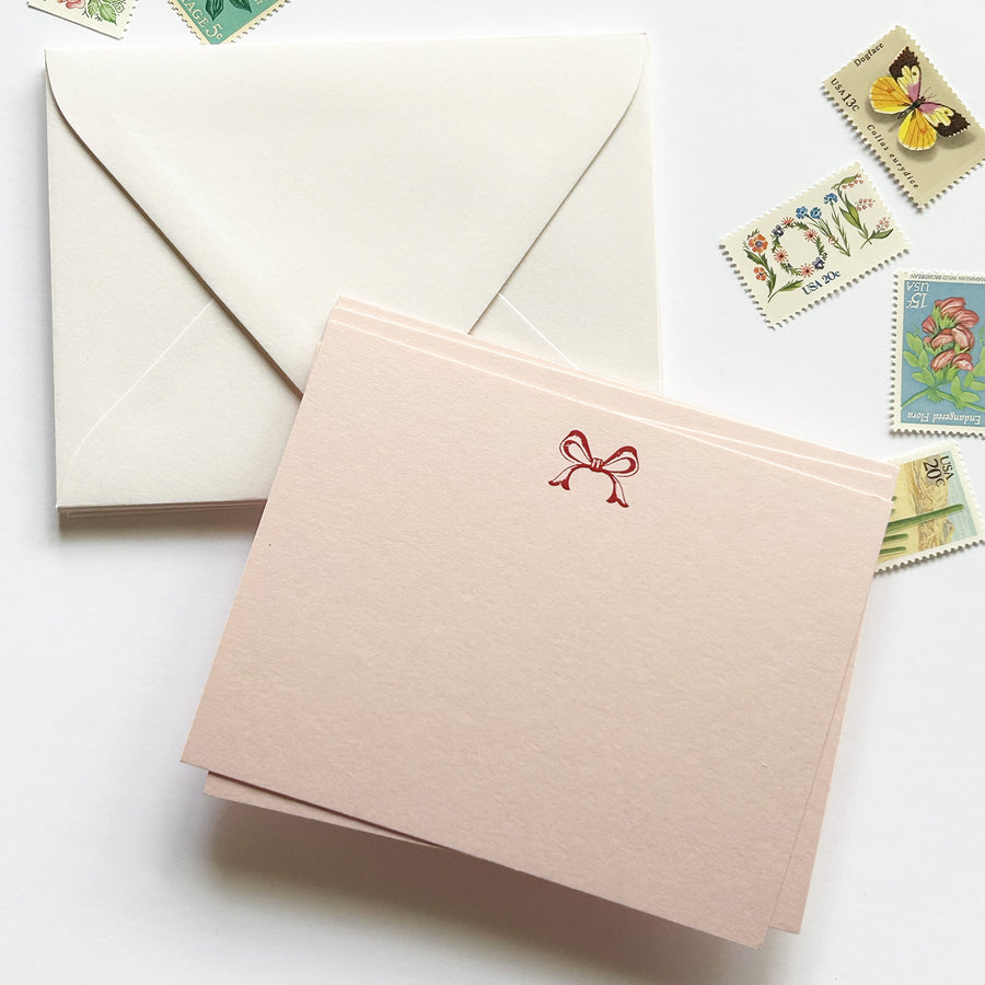 Ribbon Note Card Set