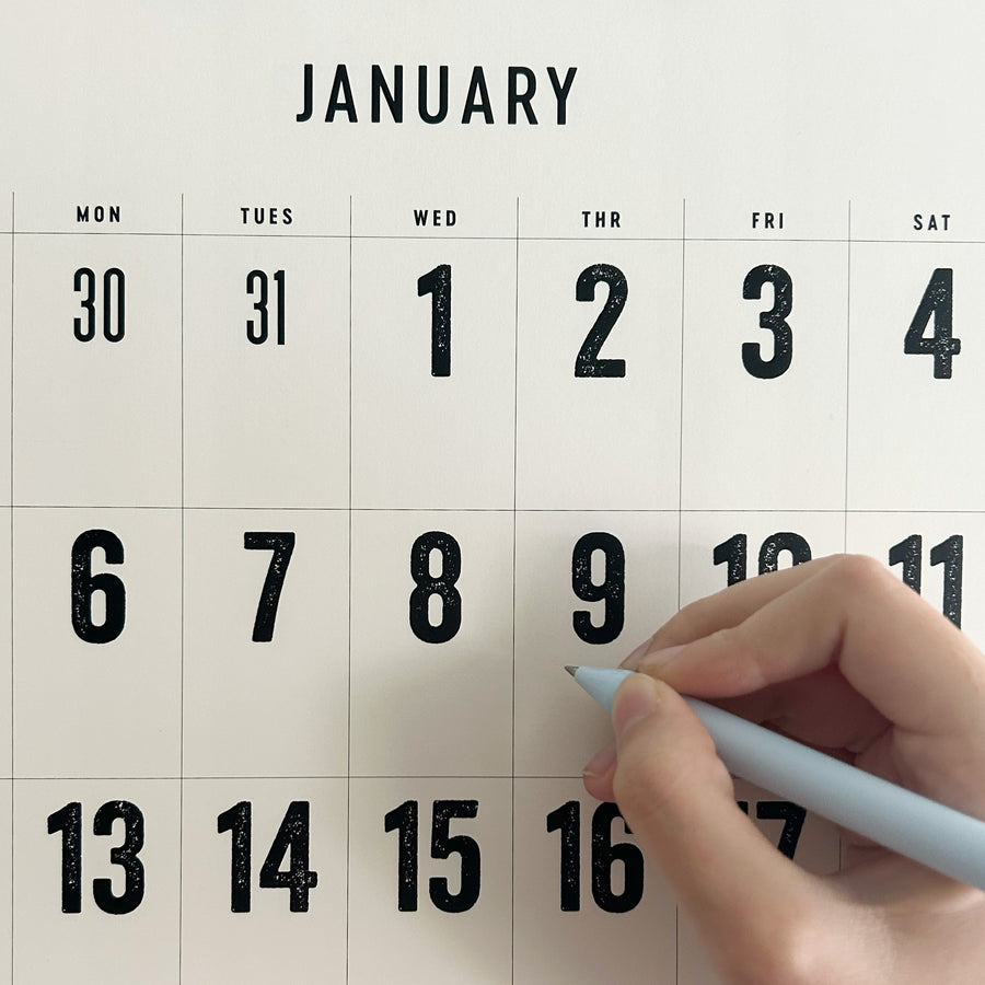 2025 Wall Calendar BOLD numbers – Decoylab Design Studio 2025-wall-calendar-bold-numbers-decoylab-design-studio