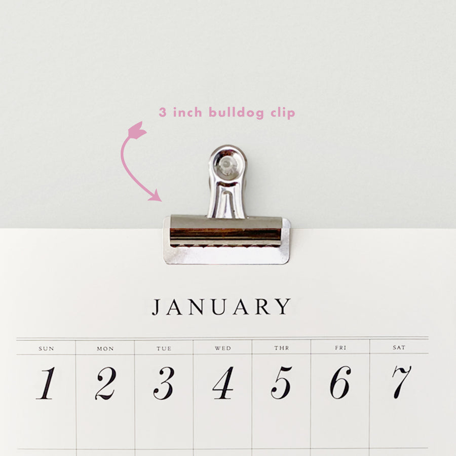 2025 Wall Calendar BOLD numbers