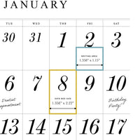 2026 Wall Calendar Classic