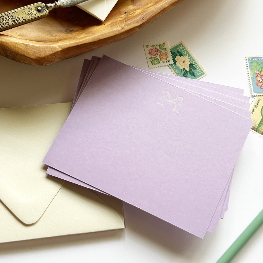 Ribbon Note Card Set