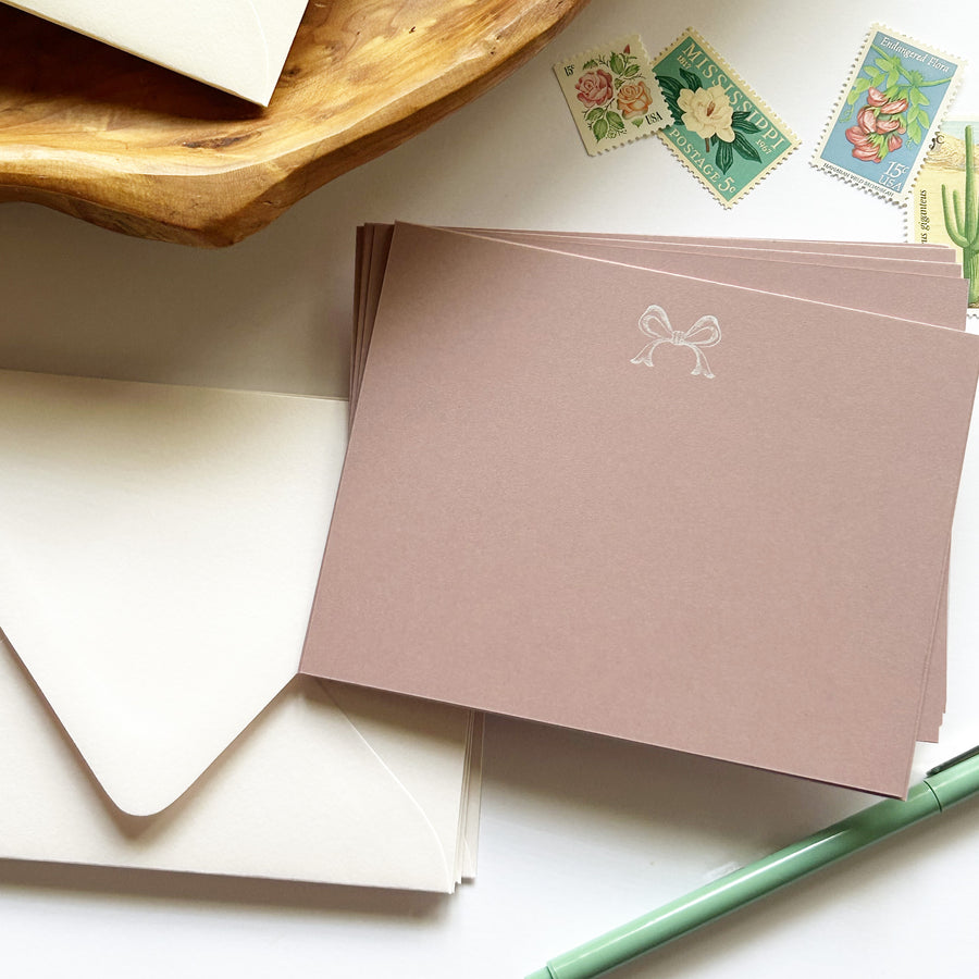 Ribbon Note Card Set