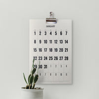 2024 Wall Calendar with Big Numbers