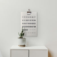 2024 Wall Calendar with Big Numbers