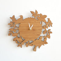 Birds on Branches Wall Clock