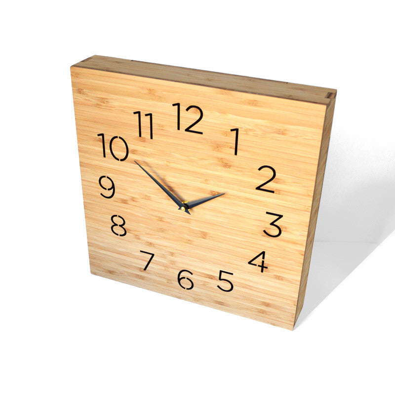 Modern Box Clock 12 inches