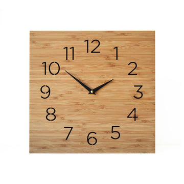 Modern Box Clock 12 inches