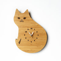 Cat Wall Clock with numbers