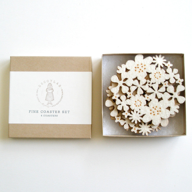Flower Coasters