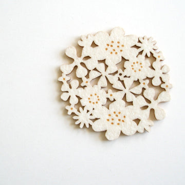 Flower Coasters