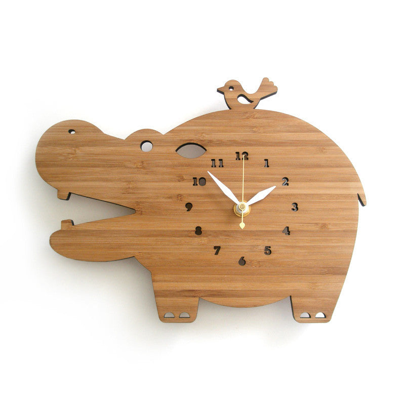 Hippo Wall clock