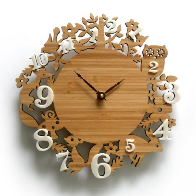 Forest Animal Clock