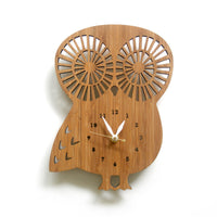 Owl Wall Clock Large