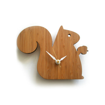 Squirrel Wall Clock Small
