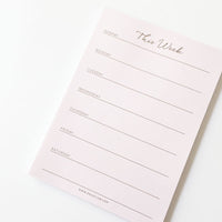 Weekly Planner Notepad Sheets of 50